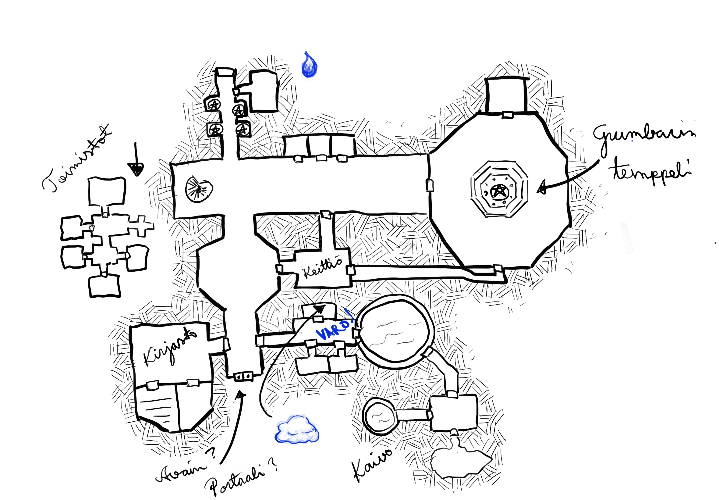 Map of the Catacombs by Banpo Moonstar